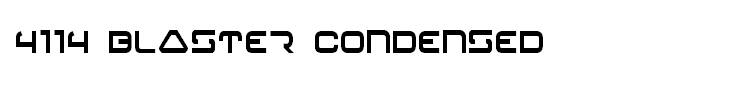 4114 Blaster Condensed