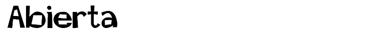 Abierta