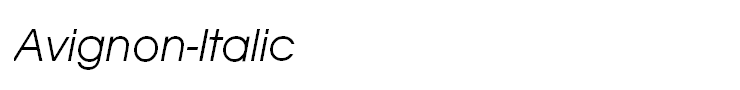 Avignon-Italic