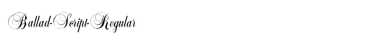 Ballad-Script-Regular
