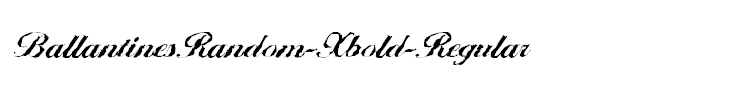 BallantinesRandom-Xbold-Regular