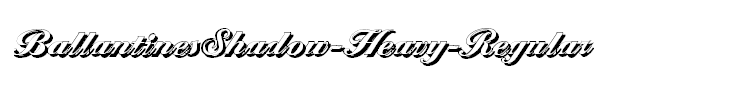 BallantinesShadow-Heavy-Regular