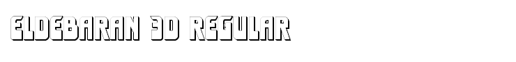 Eldebaran 3D Regular