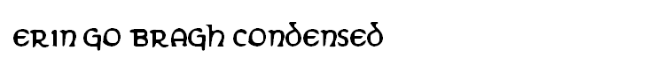 Erin Go Bragh Condensed