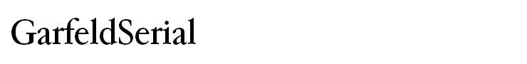 GarfeldSerial