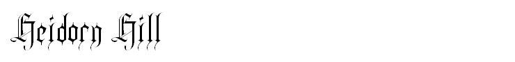 Heidorn Hill