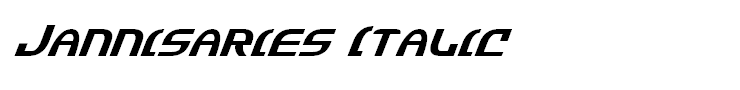 Jannisaries Italic