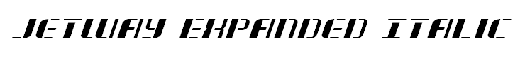 Jetway Expanded Italic