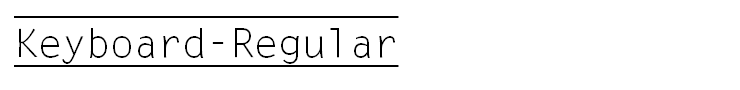 Keyboard-Regular
