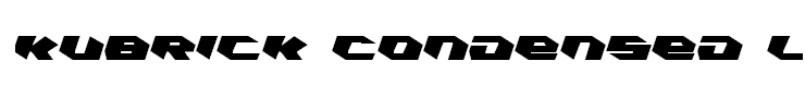 Kubrick Condensed Leftalic 