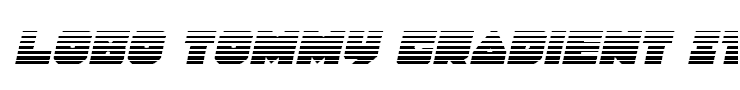 Lobo Tommy Gradient Italic