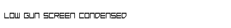 Low Gun Screen Condensed