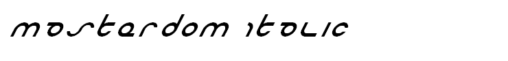 Masterdom Italic