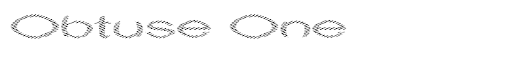 Obtuse One