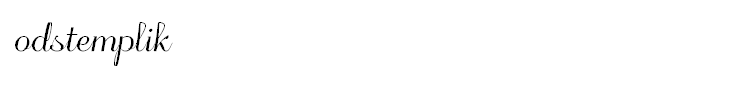 odstemplik