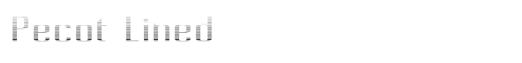 Pecot Lined