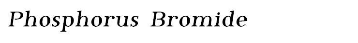Phosphorus Bromide