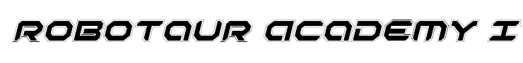 Robotaur Academy Italic