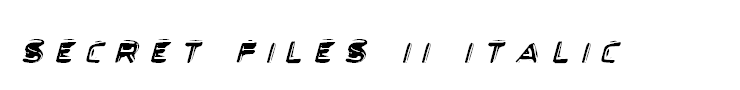 Secret Files II Italic