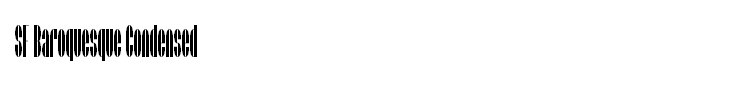 SF Baroquesque Condensed