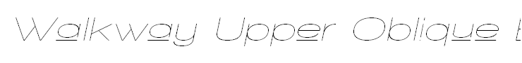 Walkway Upper Oblique Expand
