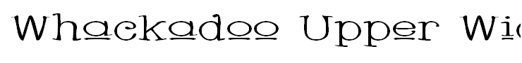 Whackadoo Upper Wide