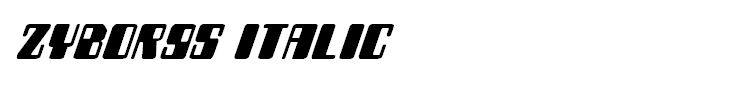 Zyborgs Italic